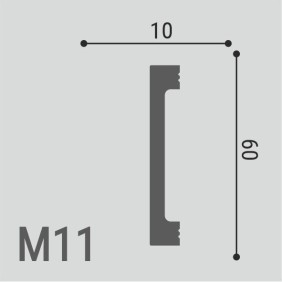 Молдинг XPS POLYMER М11 60/10 - 1