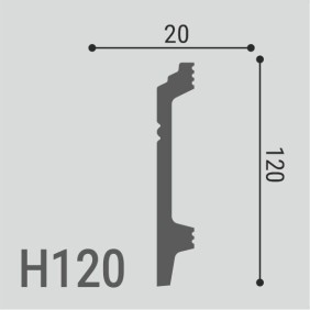 Плинтус напольный XPS POLYMER Н120 - 1