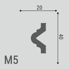Молдинг XPS POLYMER М5 40/20 - 1