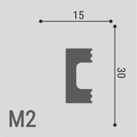Молдинг XPS POLYMER М2 30/15 - 1