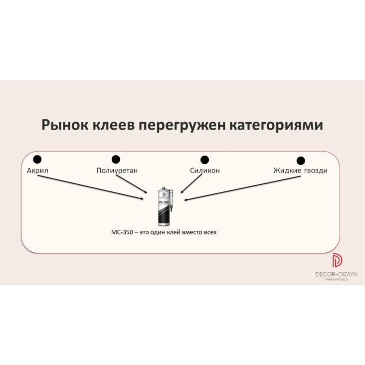 MS-350 Клей монтажный (MS-полимер)