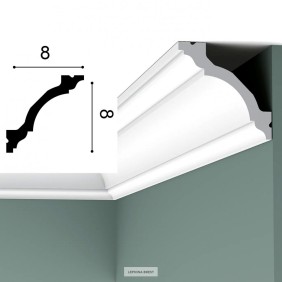Карниз из полиуретана C213F гибкий Orac Decor - 1