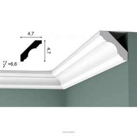 Карниз из полиуретана C215F гибкий Orac Decor - 1