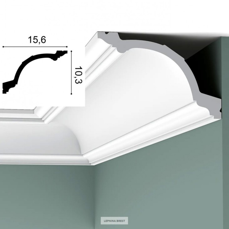 Карниз из полиуретана C217F гибкий Orac Decor