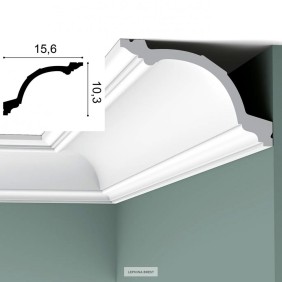 Карниз из полиуретана C217F гибкий Orac Decor - 2