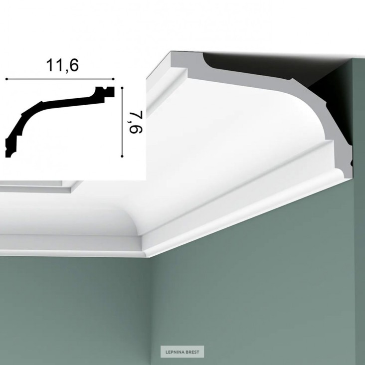 Карниз из полиуретана C220F гибкий Orac Decor