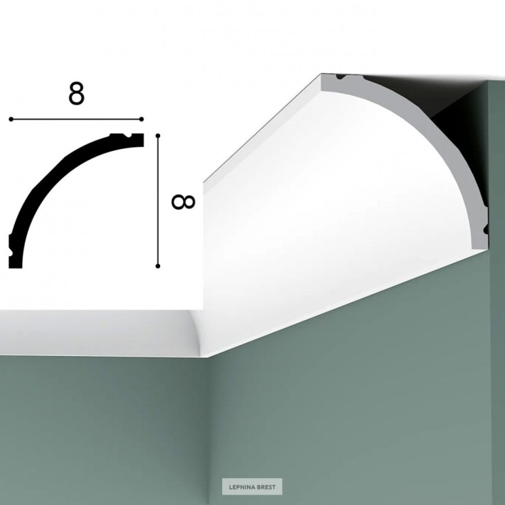 Карниз из полиуретана C240F гибкий Orac Decor