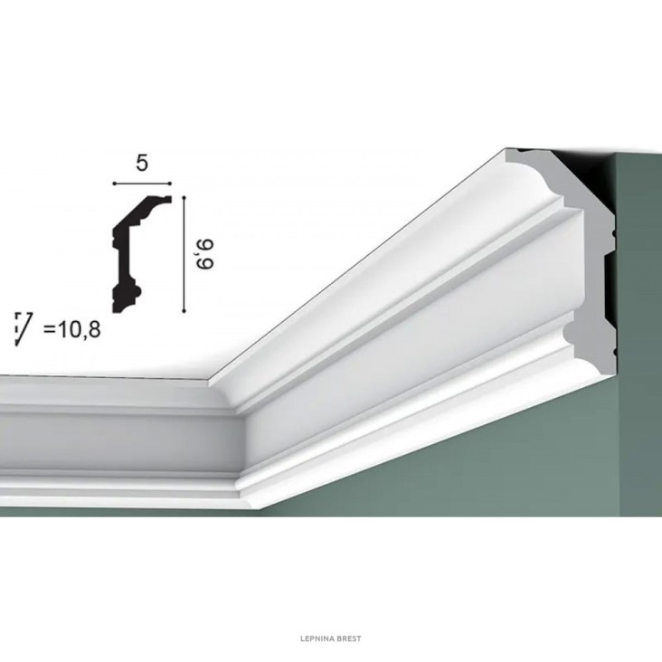 Карниз из полиуретана C321F гибкий Orac Decor