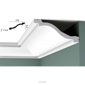Карниз из полиуретана C331F гибкий Orac Decor - 1