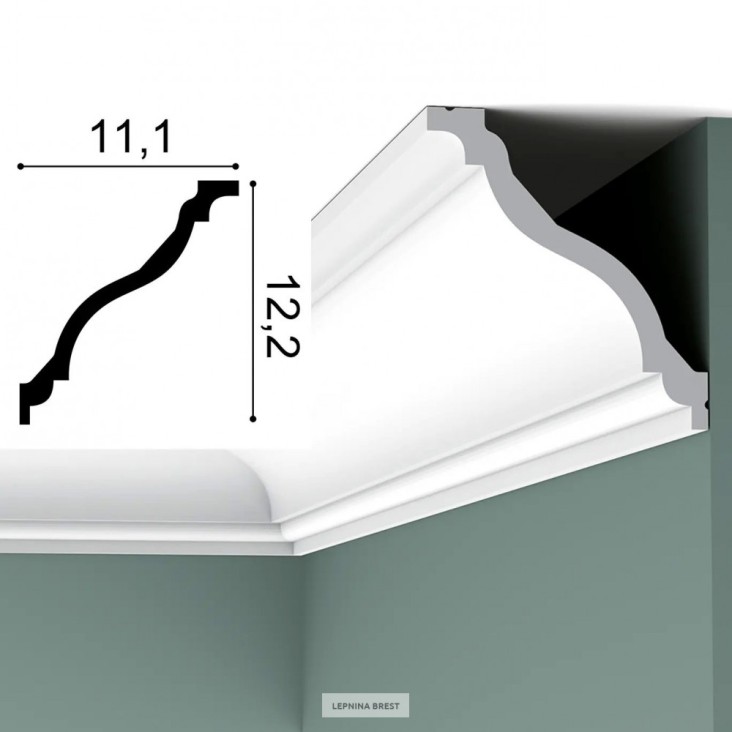 Карниз из полиуретана C333F гибкий Orac Decor