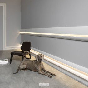 Карниз для скрытого освещения C373F гибкий Orac Decor - 3