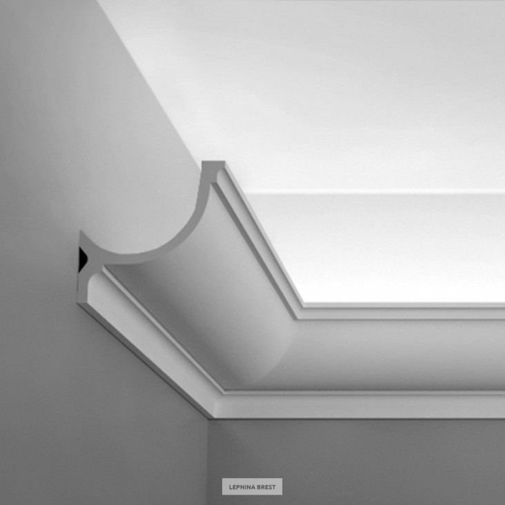 Карниз для скрытого освещения C902F гибкий Orac Decor