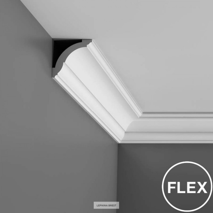 Карниз из дюрополимера CX100F гибкий Orac Axxent