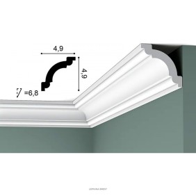Карниз из дюрополимера CX124F гибкий Orac Axxent - 1