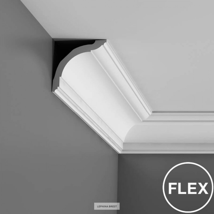 Карниз из дюрополимера CX127F гибкий Orac Axxent