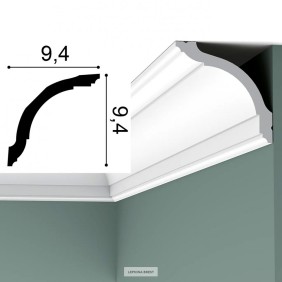 Карниз из дюрополимера CX127F гибкий Orac Axxent - 1