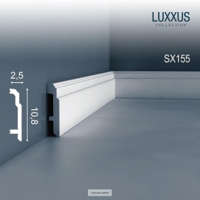 Плинтус из дюрополимера SX155F гибкий Orac Axxent - 1