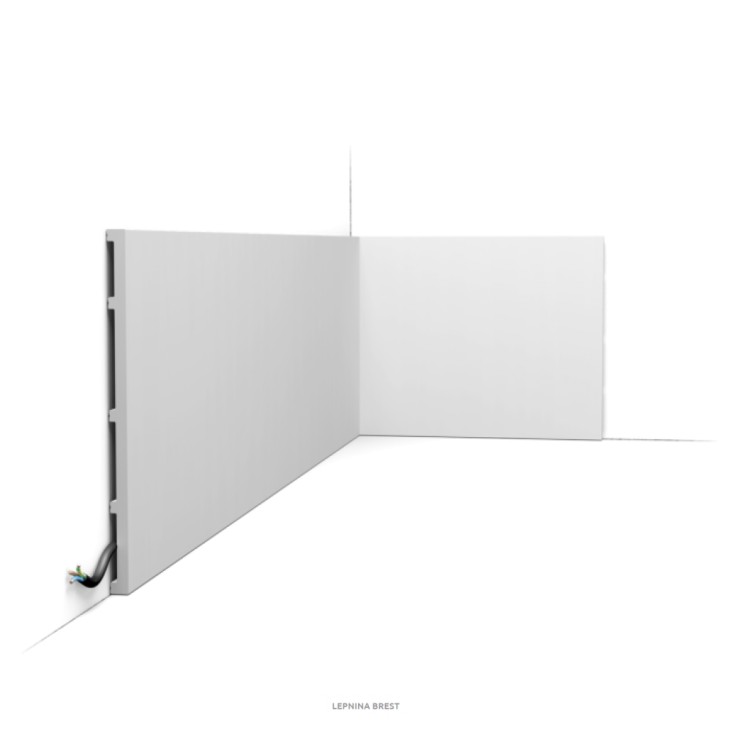 Плинтус из дюрополимера SX207F гибкий SQUARE Orac Axxent