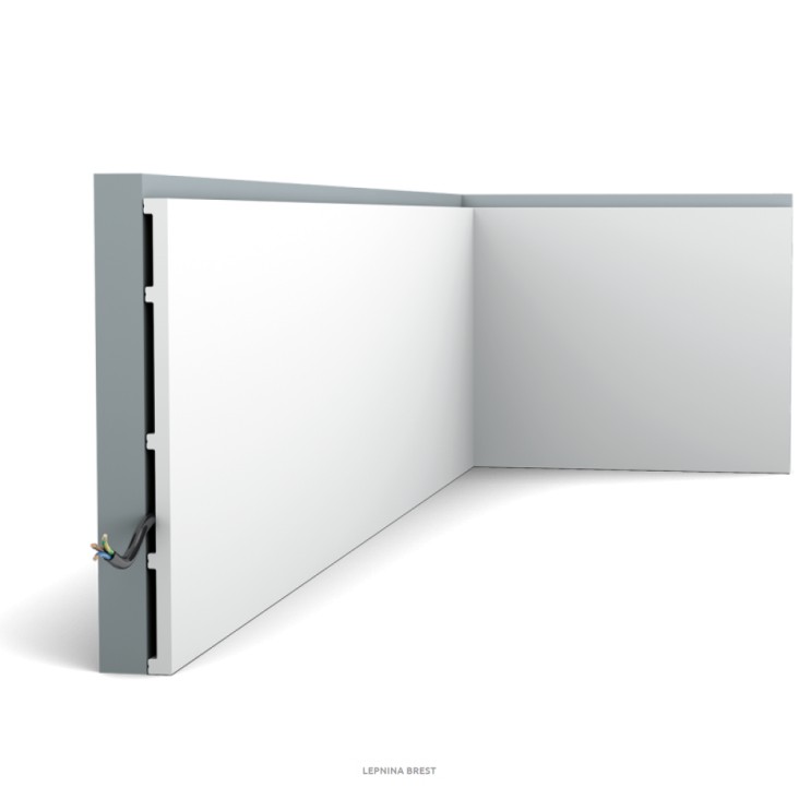 Плинтус из дюрополимера SX207F гибкий SQUARE Orac Axxent