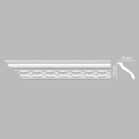 Плинтус потолочный с рисунком 95615 Decomaster (70*70*2400мм)