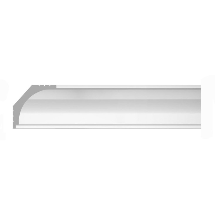 Плинтус потолочный гладкий D109-115 Decomaster (43*43*2000мм)