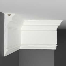 Плинтус потолочный D214-115 Decomaster (150*38*2000мм)