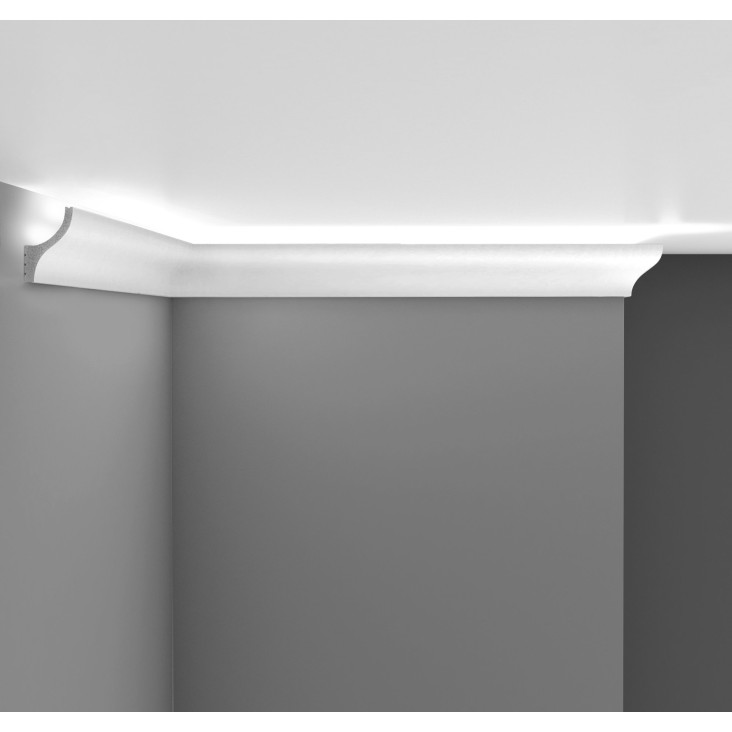 Плинтус потолочный под подсветку D506-115 Decomaster (73*40*200мм)