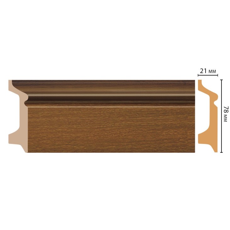 Плинтус напольный D122-85 Decomaster