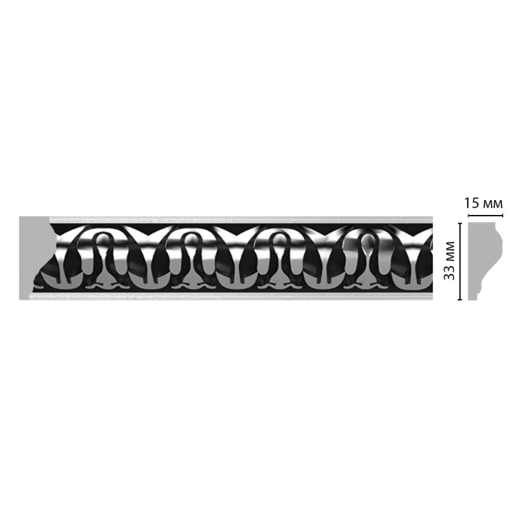 Молдинг с рисунком 101B-63 Decomaster (33*15*2400мм)