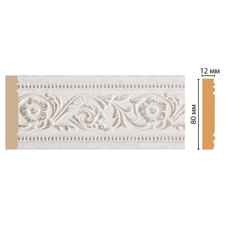 Молдинг 150-19D Decomaster (80*12*2400мм)