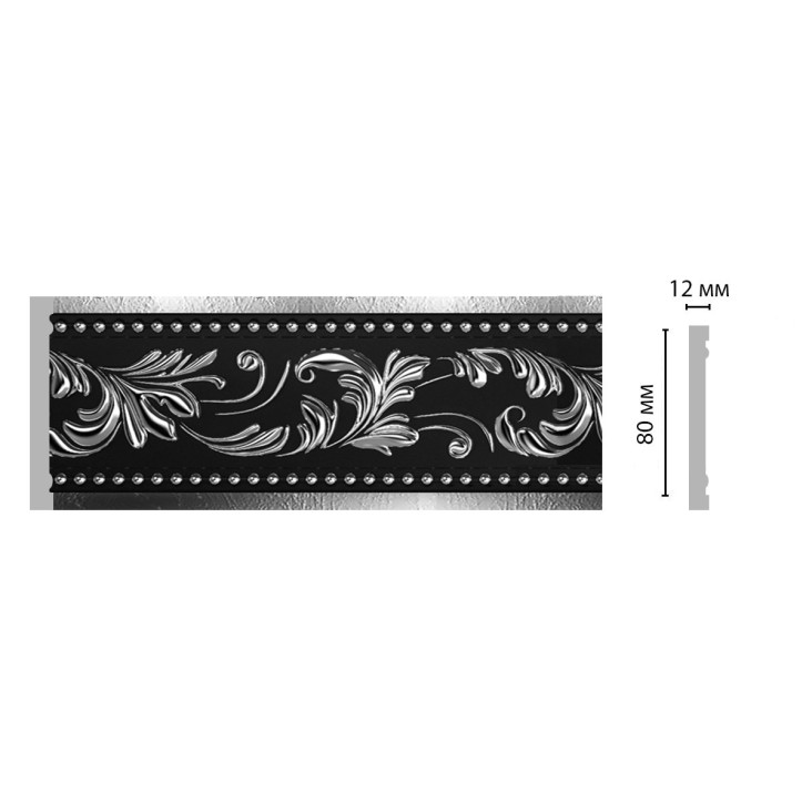 Молдинг 150-63 Decomaster (80*12*2400мм)
