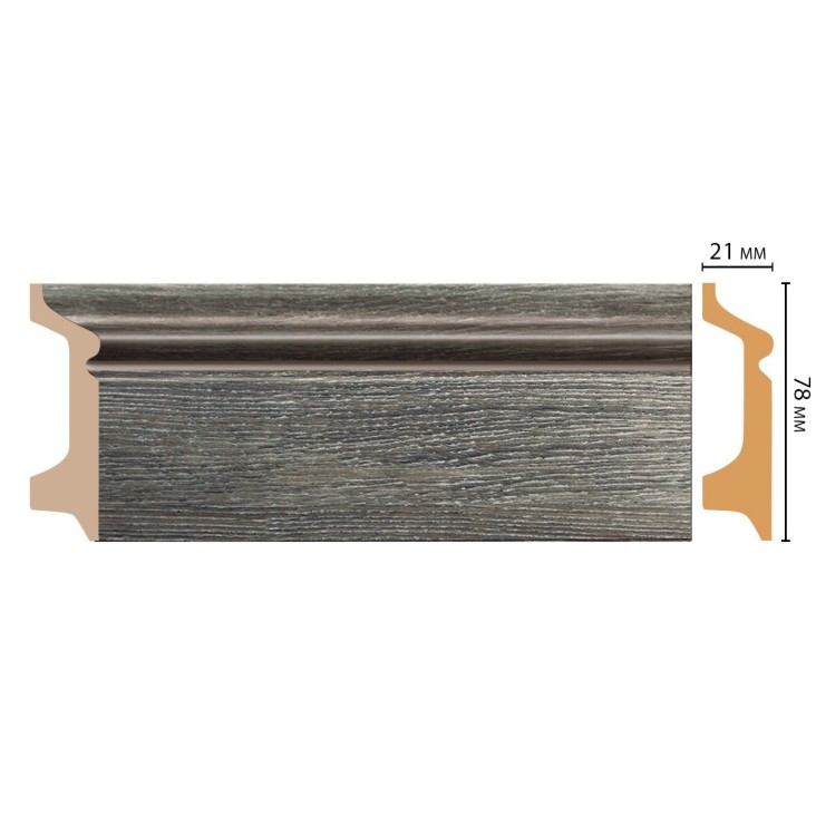 Плинтус напольный D122-87 Decomaster