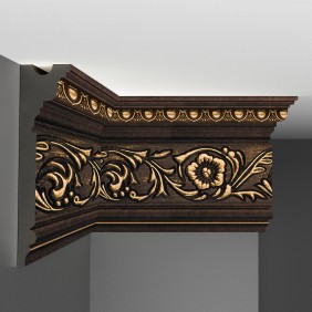 Плинтус D214-56 Decomaster (150*38*2400мммм)