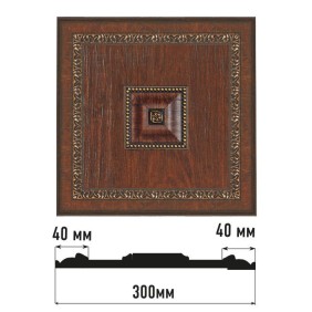 Декоративное панно D31-2 Decomaster (300*300*32мм)