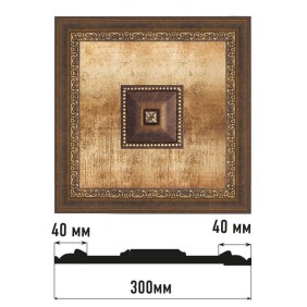Декоративное панно D31-56 Decomaster (300*300*32мм)