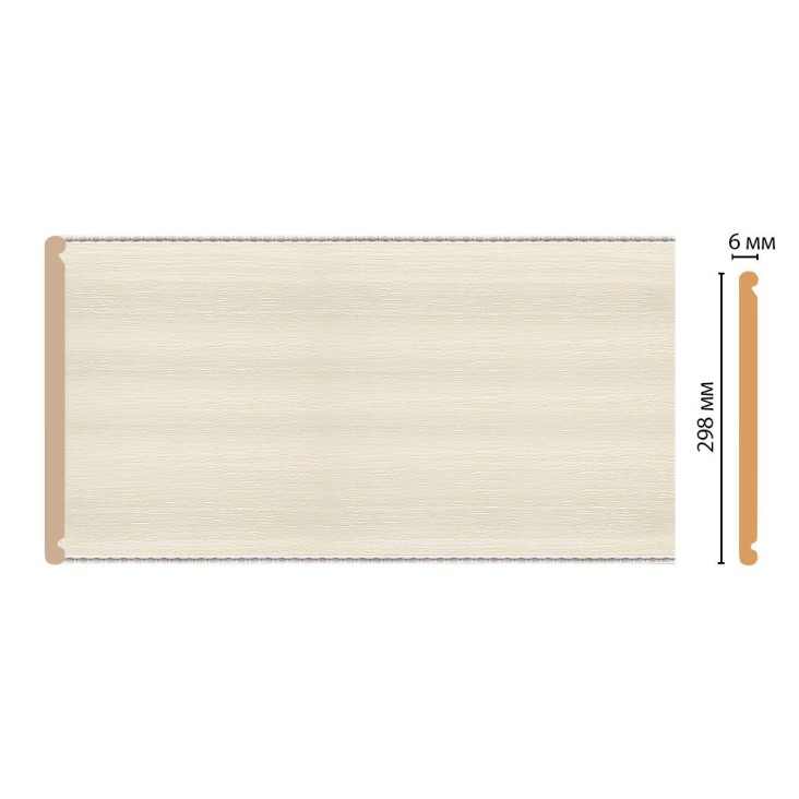Декоративная панель F30-15 Decomaster (298*6*2400мм)