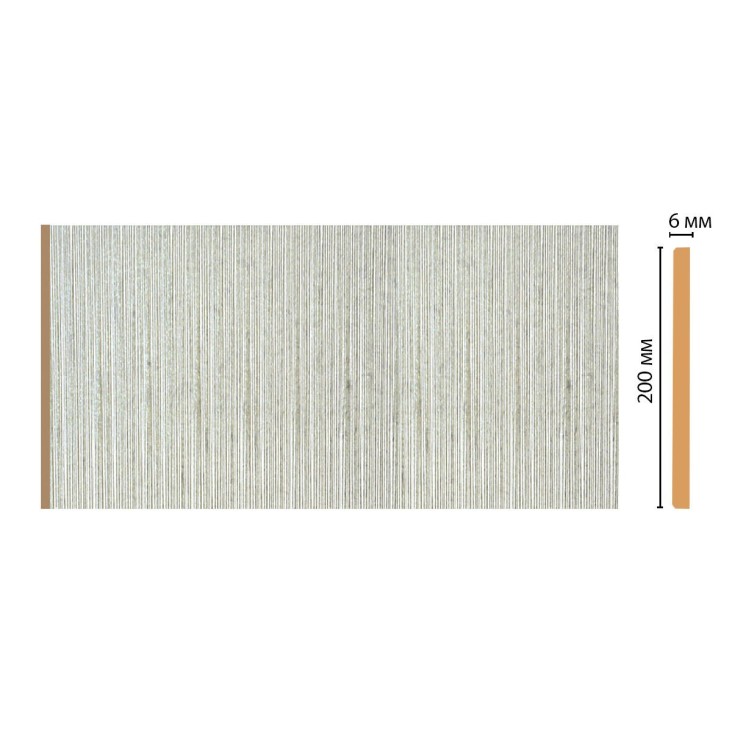 Декоративная панель G20-20 Decomaster (200*6*2400мм)