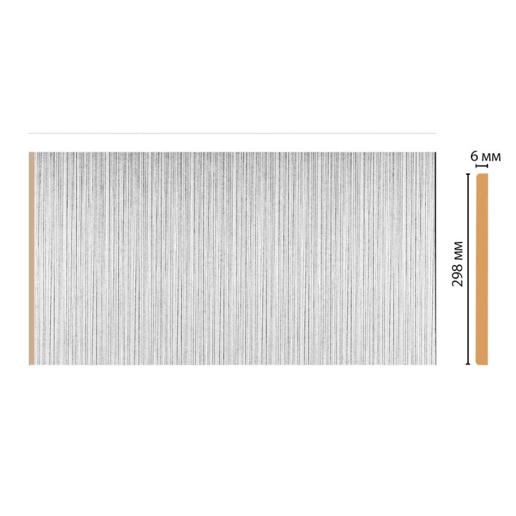 Декоративная панель G30-19 Decomaster (298*6*2400мм)