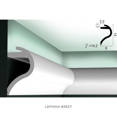 Карниз для скрытого освещения C364 Orac Decor