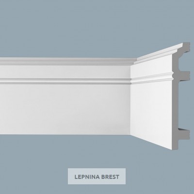 Плинтус напольный Bello Deco П12 120/22 Дюрополимер