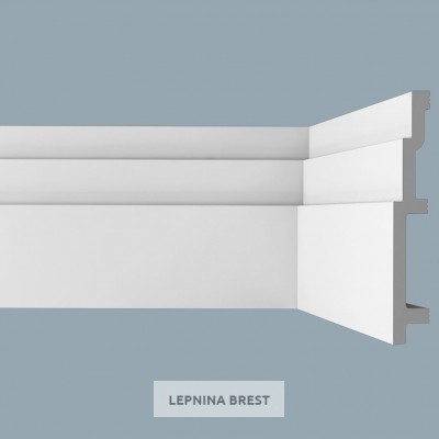 Плинтус напольный Bello Deco П13 140/20 Дюрополимер