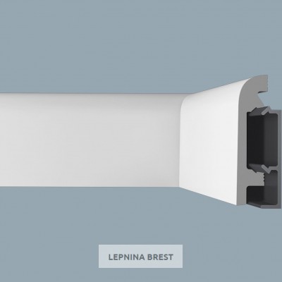 Плинтус напольный Bello Deco П16 80/15 Дюрополимер