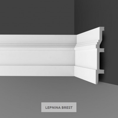 Плинтус напольный Bello Deco П8 150/22 Дюрополимер