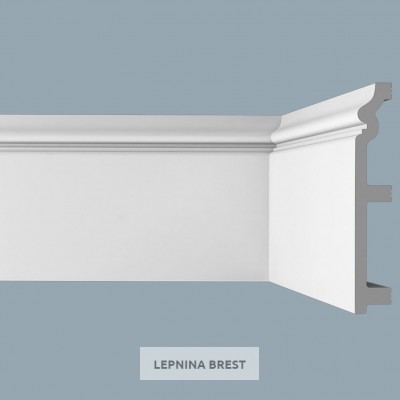 Плинтус напольный Bello Deco П9 140/22 Дюрополимер