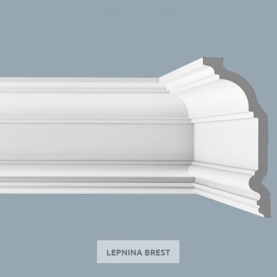 Плинтус потолочный Bello Deco К2 140/60 Дюрополимер