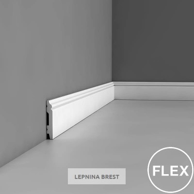 Плинтус из дюрополимера SX165 Orac Axxent