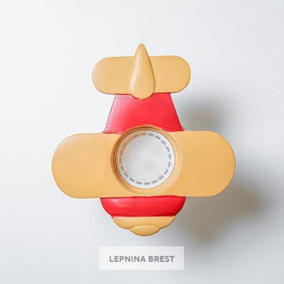 Гипсовый светильник SV 7504 Red-orange